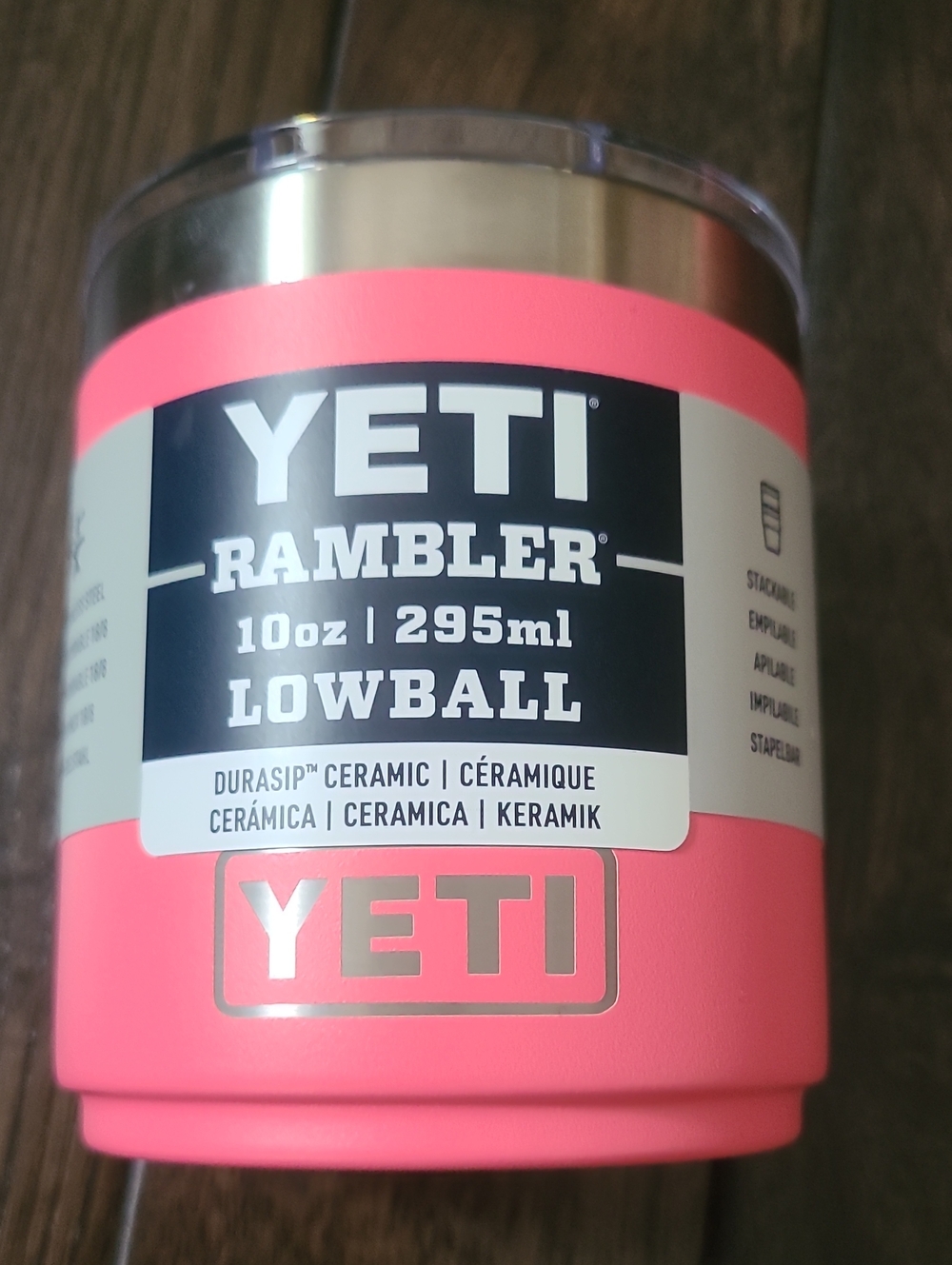 Yeti Rambler Lowball Ceramic Tumbler - Pink